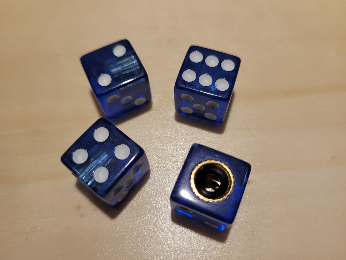 Ventilhatt Dice, blå