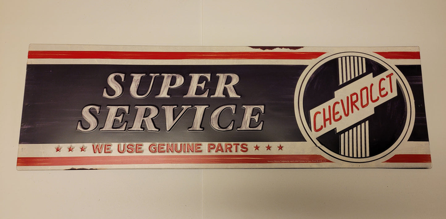 Plåtskylt Chevrolet