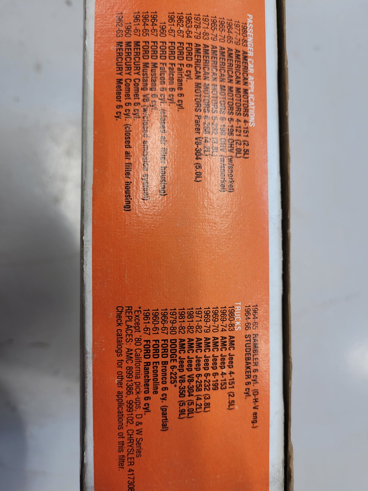 Luftfilter FRAM CA184PL