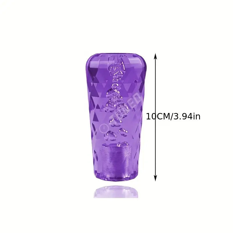 Växelspaksknopp Bubbles Lila